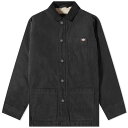 ディッキーズ 【送料無料】 ディッキーズ メンズ コート アウター Dickies Duck Canvas Chore Coat Stonewashed Black