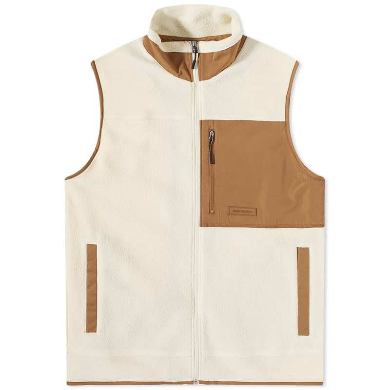 ̵ Ρץ  ٥  Norse Projects Frederik Fleece Gilet Ecru