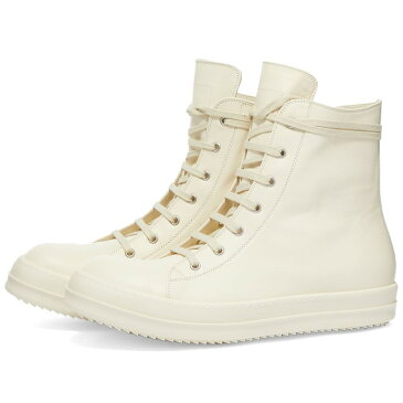 リックオウエンス メンズ スニーカー シューズ Rick Owens High Sneaker Triple White