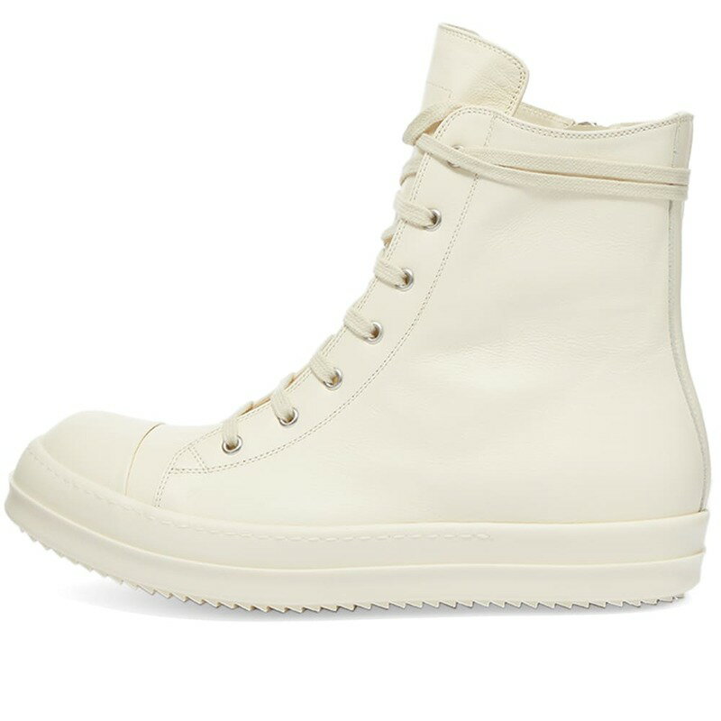 リックオウエンス メンズ スニーカー シューズ Rick Owens High Sneaker Triple White