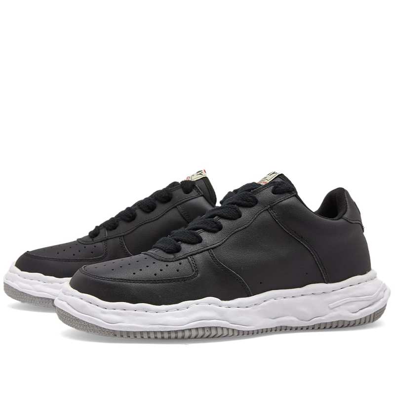 【送料無料】 ミハラ ヤスヒロ メンズ スニーカー シューズ Maison MIHARA YASUHIRO Wayne Original Low Top Leather Sneake Black