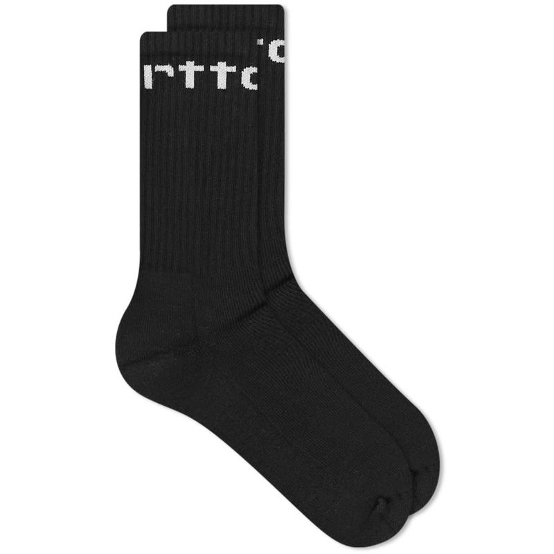 yz J[n[g fB[X C A_[EFA Carhartt WIP Logo Sports Sock Black & White