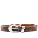【送料無料】 アワーレガシー メンズ ベルト アクセサリー Our Legacy 2cm Belt Brown Leather