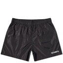 【送料無料】 ヴェトモン メンズ ハーフパンツ・ショーツ ボトムス VETEMENTS Logo Swim Short Black