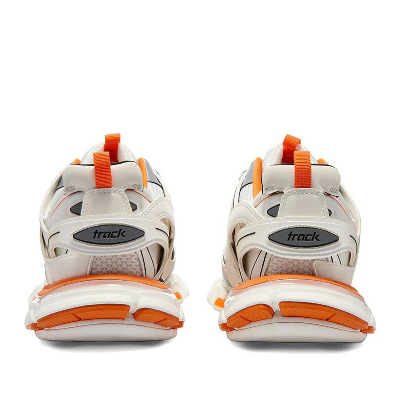 バレンシアガ メンズ スニーカー シューズ Balenciaga Track Sneaker White & Orange