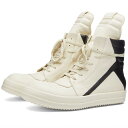 【送料無料】 リックオウエンス メンズ スニーカー シューズ Rick Owens Geobasket Sneaker Milk & Black