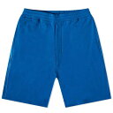 【送料無料】 アレキサンダー・マックイーン メンズ ハーフパンツ・ショーツ ボトムス Alexander McQueen Taped Logo Short Ocean Blue & Mix