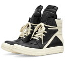 【送料無料】 リックオウエンス メンズ スニーカー シューズ Rick Owens Geobasket Sneaker Black & Milk