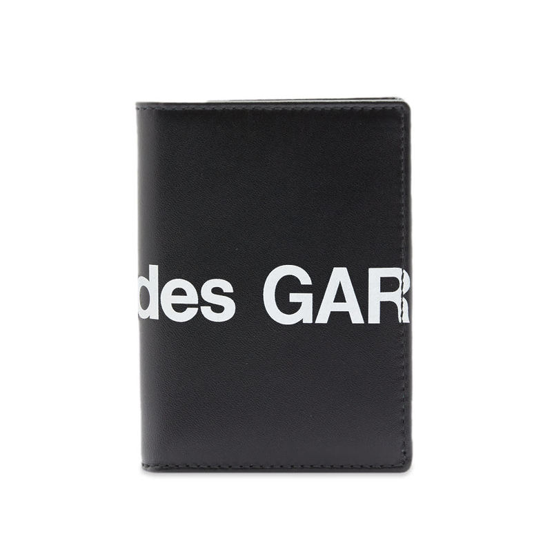 【送料無料】 コムデギャルソン メンズ 財布 アクセサリー Comme des Garcons SA0641HL Huge Logo Wallet Black