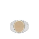 yz gEbh Y w ANZT[ Tom Wood Oval Gold Top Ring M 925 Sterling Silver