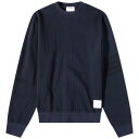 トム・ブラウン 【送料無料】 トムブラウン メンズ パーカー・スウェット アウター Thom Browne Engineered Stripe Crew Sweat Navy