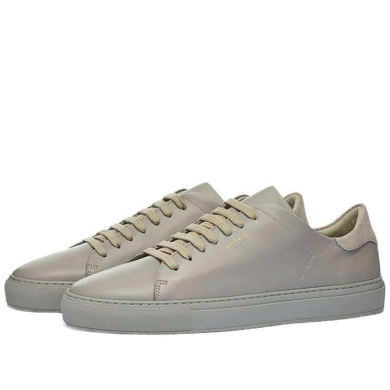 アクセルアリガト メンズ シューズ スニーカー Axel Arigato Clean 90 Sneaker Monochrome Grey Leather グレー