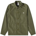 【送料無料】 ダントン メンズ ジャケット・ブルゾン アウター Danton Back Print Coverall Jacket Green