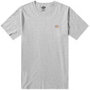 【送料無料】 ディッキーズ メンズ Tシャツ トップス Dickies Mapleton T-Shirt Grey Melange