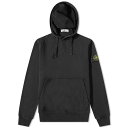 【送料無料】 ストーンアイランド メンズ パーカー スウェット フーディー アウター Stone Island Garment Dyed Popover Hoody Black