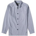 【送料無料】 バーブァー メンズ シャツ トップス Barbour Washed Overshirt Washed Blue