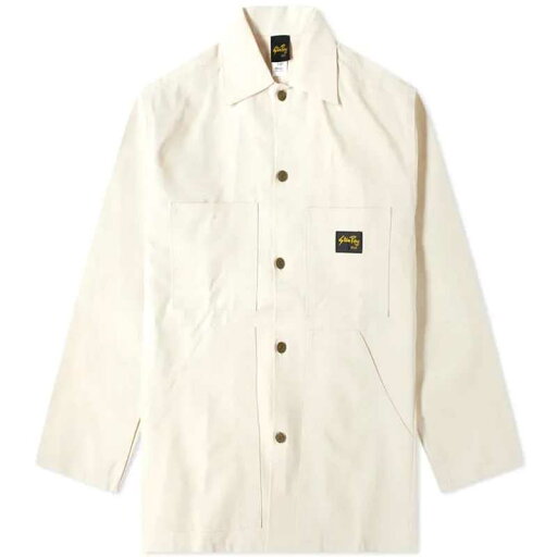 【送料無料】 スタンレイ メンズ ジャケット・ブルゾン アウター Stan Ray Shop Jacket Natural Drill 【送料無料】 スタンレイ メンズ ジャケット・ブルゾン アウター Stan Ray Shop Jacket Natural Drill