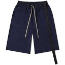 【送料無料】 リックオウエンス メンズ ハーフパンツ・ショーツ ボトムス Rick Owens DRKSHDW Ricks Dela Short Indigo