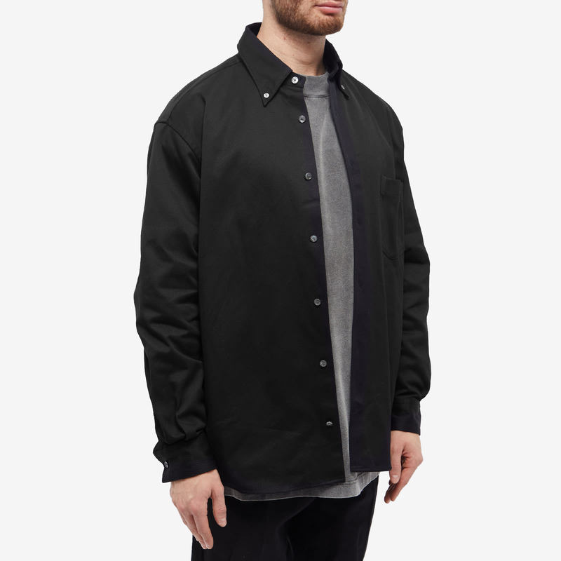 【送料無料】 アクネ ストゥディオズ メンズ シャツ トップス Acne Studios Odrox Cotton Twill Overshirt Black