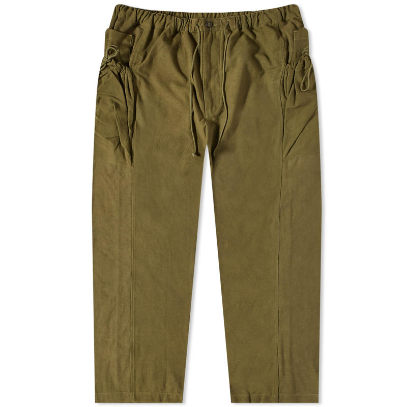 【送料無料】 ストーリーエムエフジー メンズ カジュアルパンツ カーゴパンツ ボトムス Story mfg. Salt Cargo Pants Olive Slub