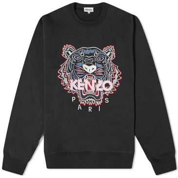 ケンゾー レディース パーカー・スウェット アウター Kenzo Tiger Classic Sweat Black