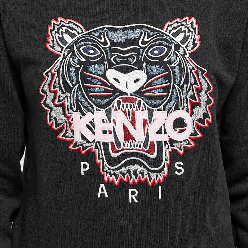 ケンゾー レディース パーカー・スウェット アウター Kenzo Tiger Classic Sweat Black