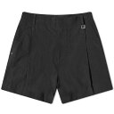 【送料無料】 ウーヨンミ メンズ ハーフパンツ・ショーツ ボトムス Wooyoungmi Pleated Short Black