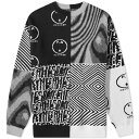 【送料無料】 ファッキングオーサム メンズ ニット・セーター アウター Fucking Awesome Cult of Personality Crew Knit Black & White