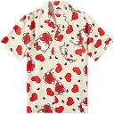 【送料無料】 ソウルランド メンズ シャツ トップス Soulland x Hello Kitty Orson Heart Vacation Shirt - END. Exc Off-White Aop