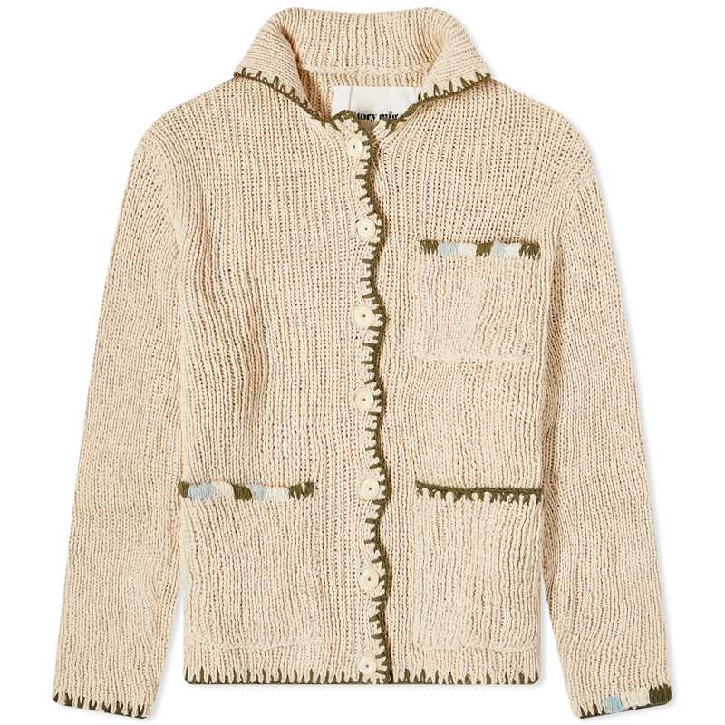 【送料無料】 ストーリーエムエフジー レディース ニット・セーター カーディガン アウター Story mfg. Gradad Cardigan White