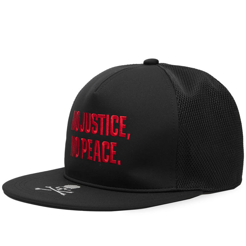 【送料無料】 マスターマインド メンズ 帽子 アクセサリー MASTERMIND WORLD Justice Skull Cap Black