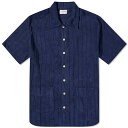 【送料無料】 オリバー スペンサー メンズ シャツ トップス Oliver Spencer Cuban Short Sleeve Jersey Shirt Navy