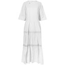 【送料無料】 ストーリーエムエフジー レディース ワンピース トップス Story mfg. Caraway Midi Dress White