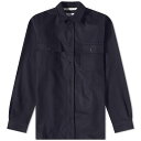 【送料無料】 ノースプロジェクト メンズ シャツ トップス Norse Projects Silas Wool Overshirt Dark Navy