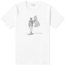 【送料無料】 サンスペル メンズ Tシャツ トップス Sunspel Weather Man Riviera Tee White