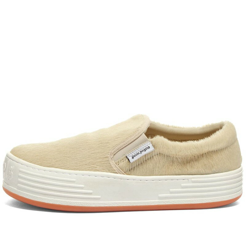 パーム・エンジェルス レディース スニーカー シューズ Palm Angels Snow Slip On Sneakers Beige & White