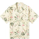  ジョンエリオット メンズ シャツ トップス John Elliott Mizuki Floral Camp Shirt Ecru