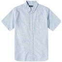 フレッドペリー 【送料無料】 フレッドペリー メンズ シャツ トップス Fred Perry Short Sleeve Oxford Shirt Light Smoke