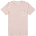  オフィシンジェネレール メンズ Tシャツ トップス Officine Generale Pocket T-Shirt Dusty Rose