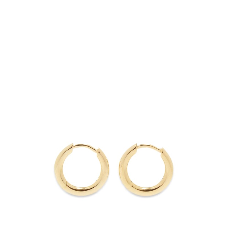 【送料無料】 トムウッド メンズ ピアス・イヤリング アクセサリー Tom Wood Classic Hoops Small Gold