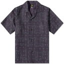 【送料無料】 ニードルズ メンズ シャツ トップス Needles Diamond Jacquard Vacation Shirt Purple