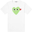 【送料無料】 コム・デ・ギャルソン メンズ Tシャツ トップス Comme des Garcons Play Red Heart Colour Heart T-...