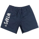 【送料無料】 ダブルタップス メンズ ハーフパンツ・ショーツ ボトムス WTAPS 07 Logo Nylon Shorts Navy