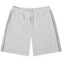 【送料無料】 アレキサンダー・マックイーン メンズ ハーフパンツ・ショーツ ボトムス Alexander McQueen Logo Tape Sweat Short Light Pale Grey