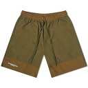 【送料無料】 ネイバーフッド メンズ ハーフパンツ・ショーツ 水着 Neighborhood Nylon Logo Swim Shorts Olive Drab