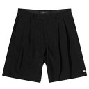 【送料無料】 アミリ メンズ ハーフパンツ・ショーツ ボトムス AMIRI Double Pleat Shorts Black