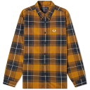 フレッドペリー 【送料無料】 フレッドペリー メンズ シャツ トップス Fred Perry Tartan Shirt Dark Caramel