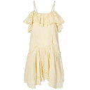 yz CUx}Gg[ fB[X s[X gbvX Isabel Marant Etoile Keoly Broderie Anglaise Dress Yellow