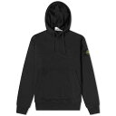 【送料無料】 ストーンアイランド メンズ パーカー スウェット フーディー アウター Stone Island Garment Dyed Popover Hoody Nero