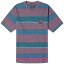 ̵ Х ѥ  T ȥåץ By Parra Fast Food Logo Stripe T-Shirt Aubergine